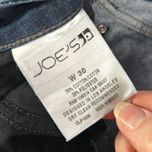 Joe's Jeans Bootcut flared Taylor Dark Wash MID Rise jeans sz 30 - Picture 4 of 9